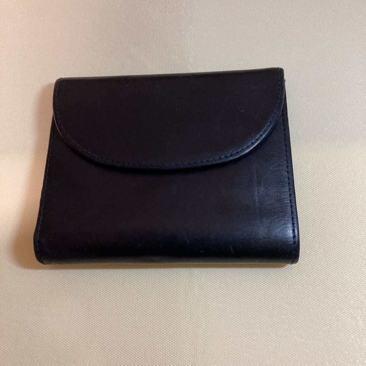 美品 ホワイトハウスコックス 長財布 三つ折 黒 ブライドルレザー 廃番