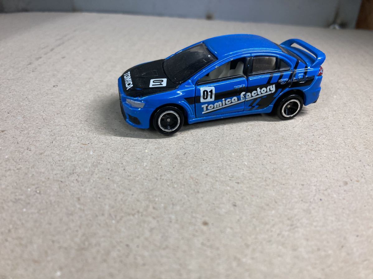 Tomica Expo Assembly Factory Tomica Factory Lancer Evolution X Blue № 67