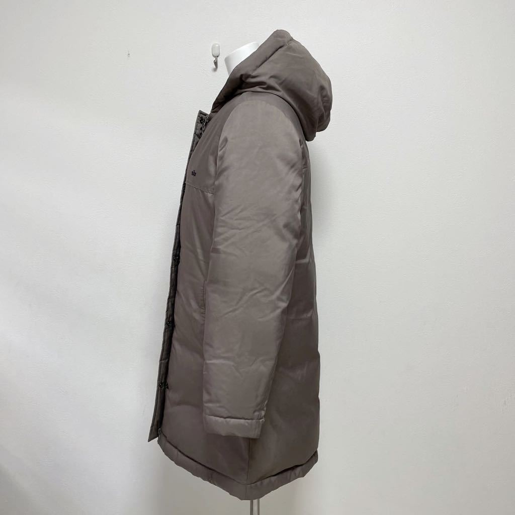 NIKE Nike lady's down coat bench coat long coat down 75% gray size M beautiful goods 