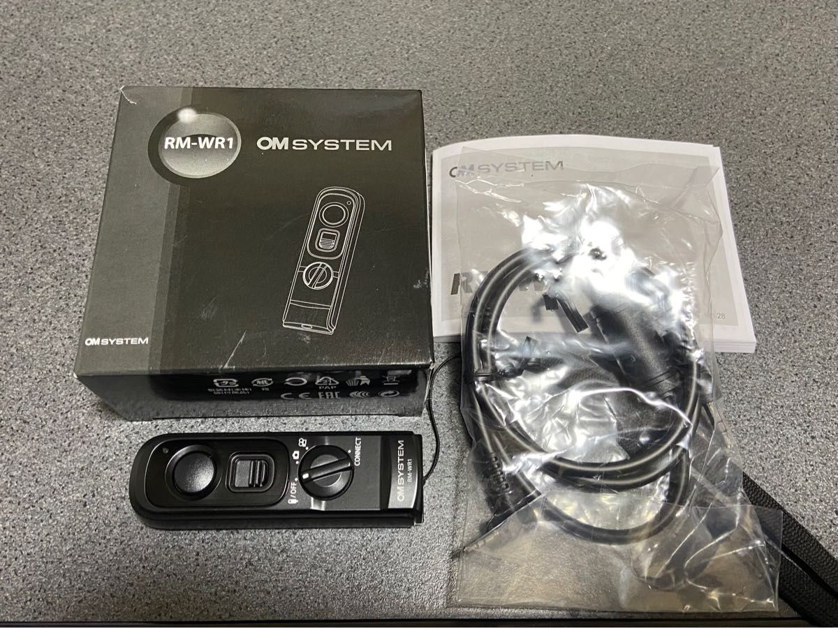 OM SYSTEM/オリンパス ワイヤレスリモコン RM-WR1 ブラック OM SYSTEM/オリンパス ワイヤレスリモコン RM-WR1 ブラック