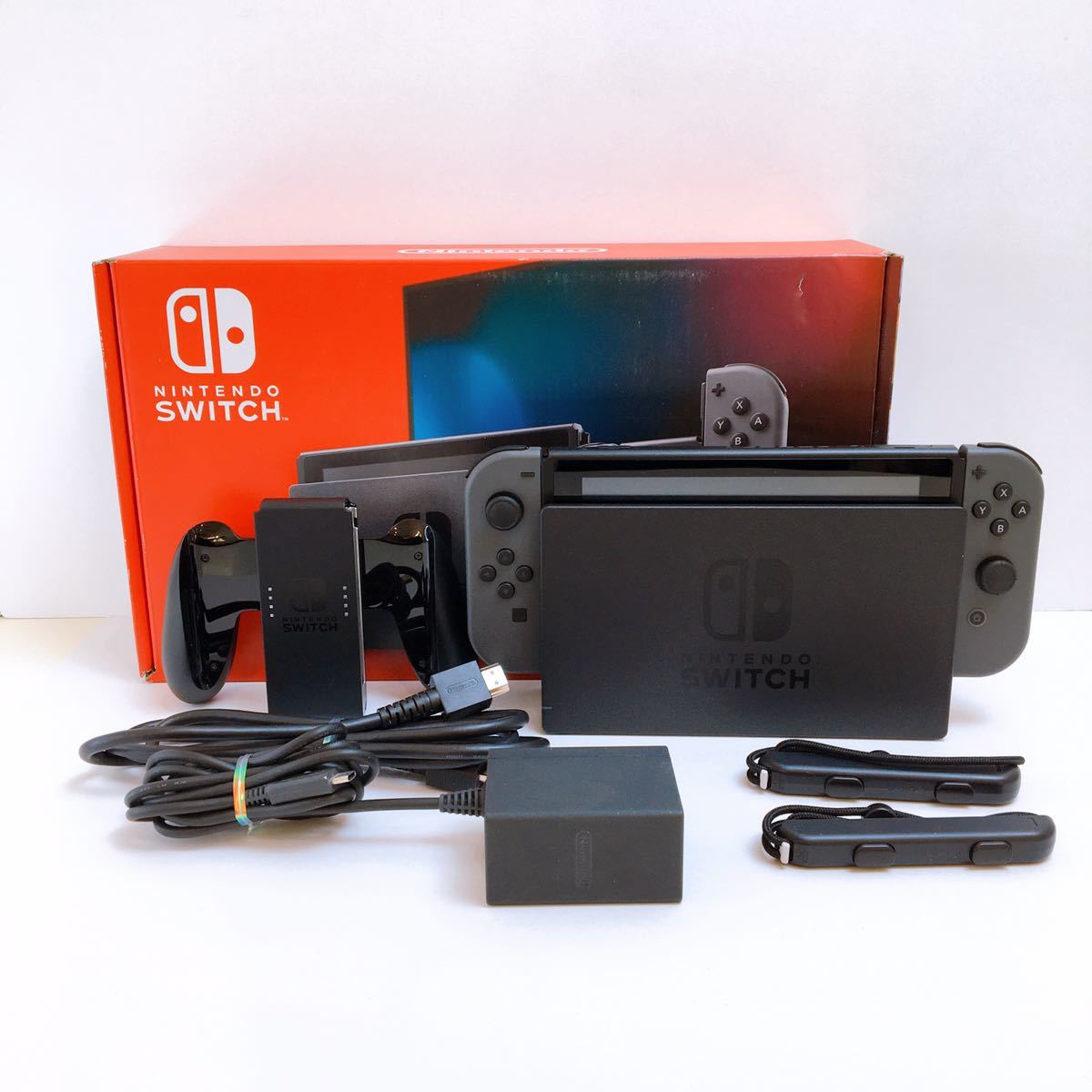 Nintendo Switch 本体 グレー 箱付き HAC-001-