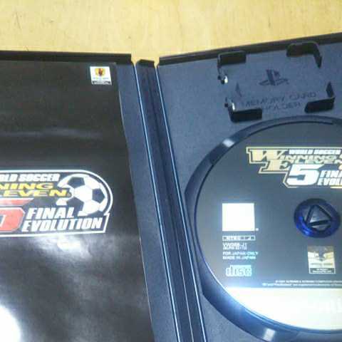 PS2【ワールドサッカーウイニングイレブン5】2001年コナミ　送料無料、返金保証　プレイステーション2