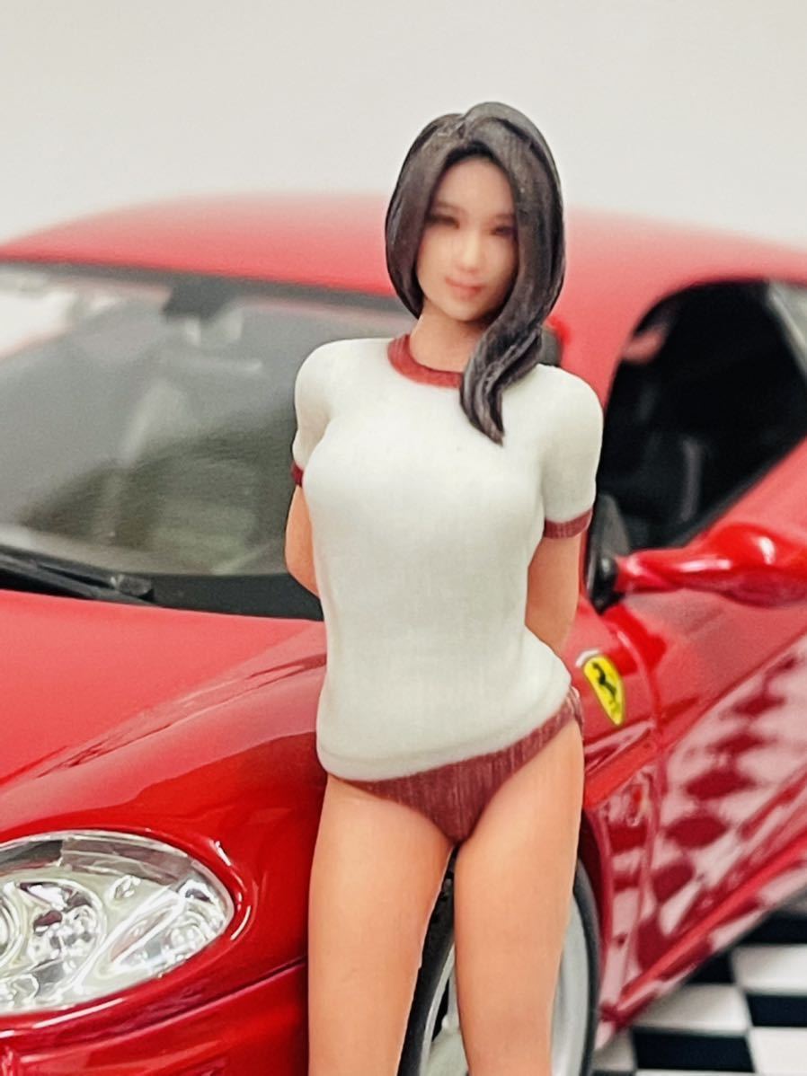倉 1 43 フィギュア 女子高生体操服 64より大 ミニカーに ジオラマに