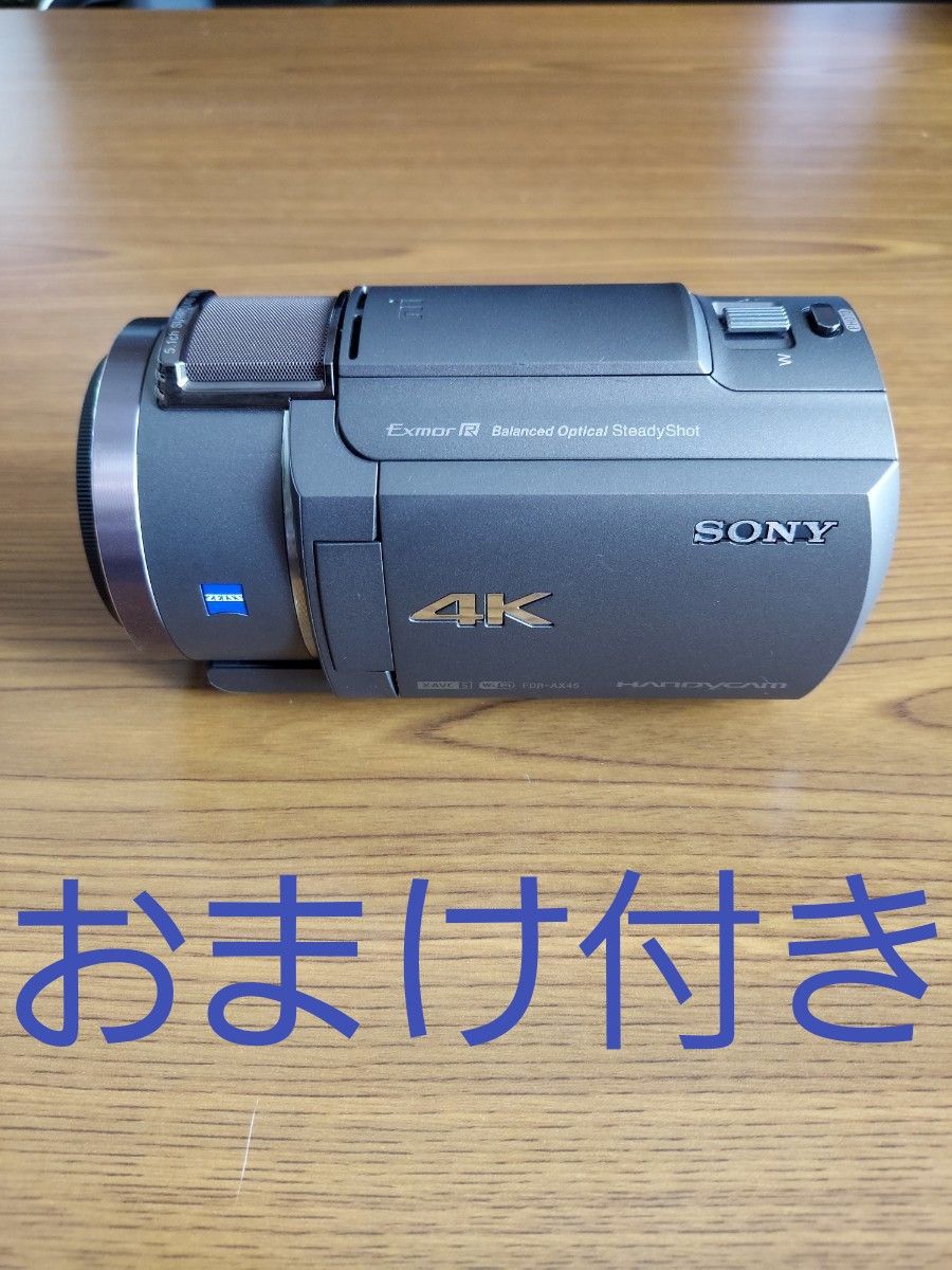 おまけ付き SONY ソニー Handycam ハンディカム 4K FDR-AX45 TI