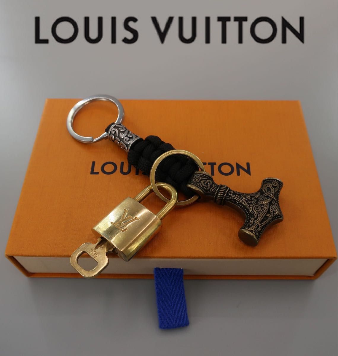 LOUIS VUITTON ルイ・ヴィトン パドロック カデナ 南京錠 304 ゴールド