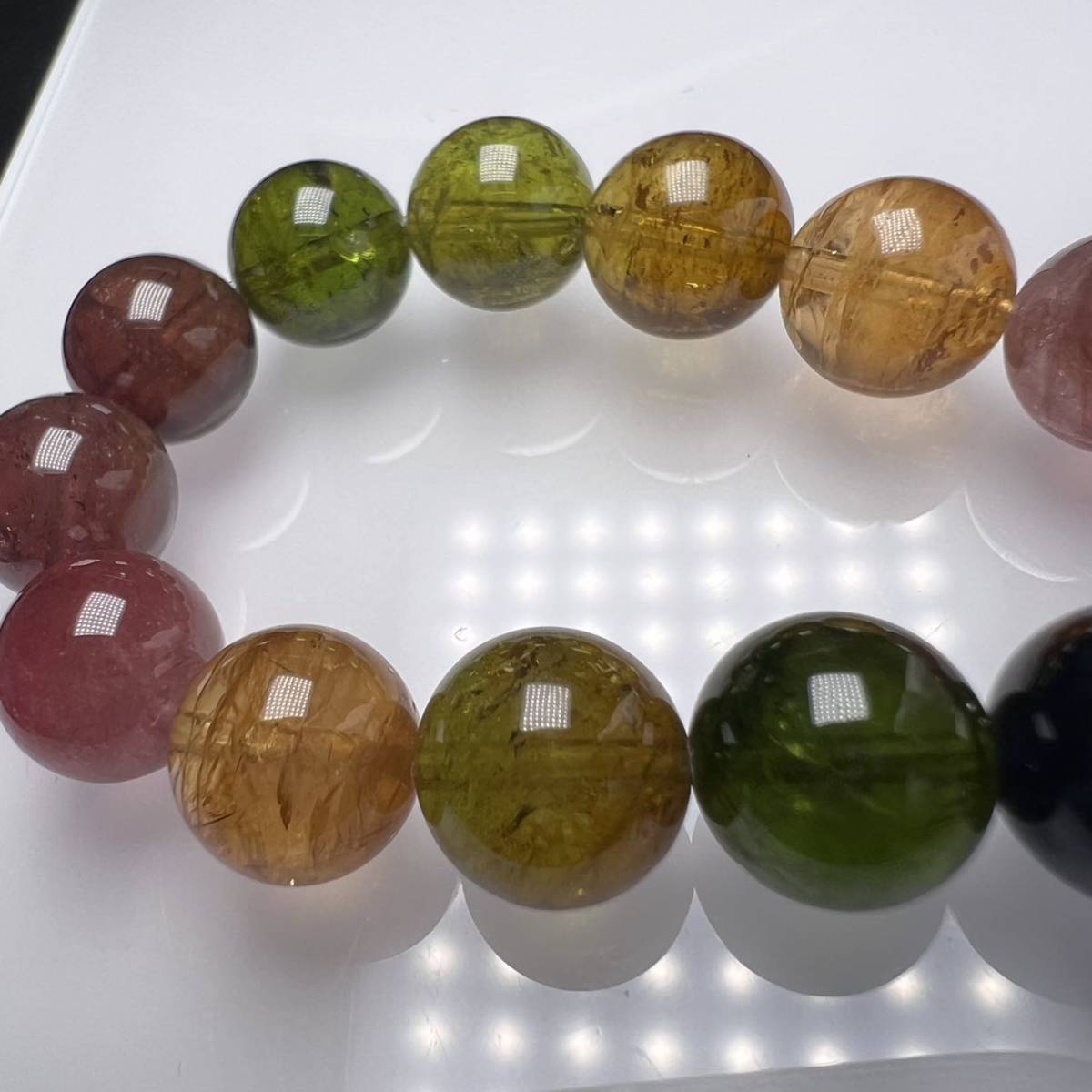 [HT9400] high grade transparent tourmaline 9.4mm bracele gem tourmaline 