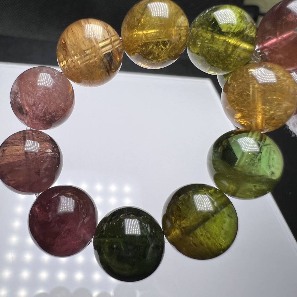 [HT9400] high grade transparent tourmaline 9.4mm bracele gem tourmaline 