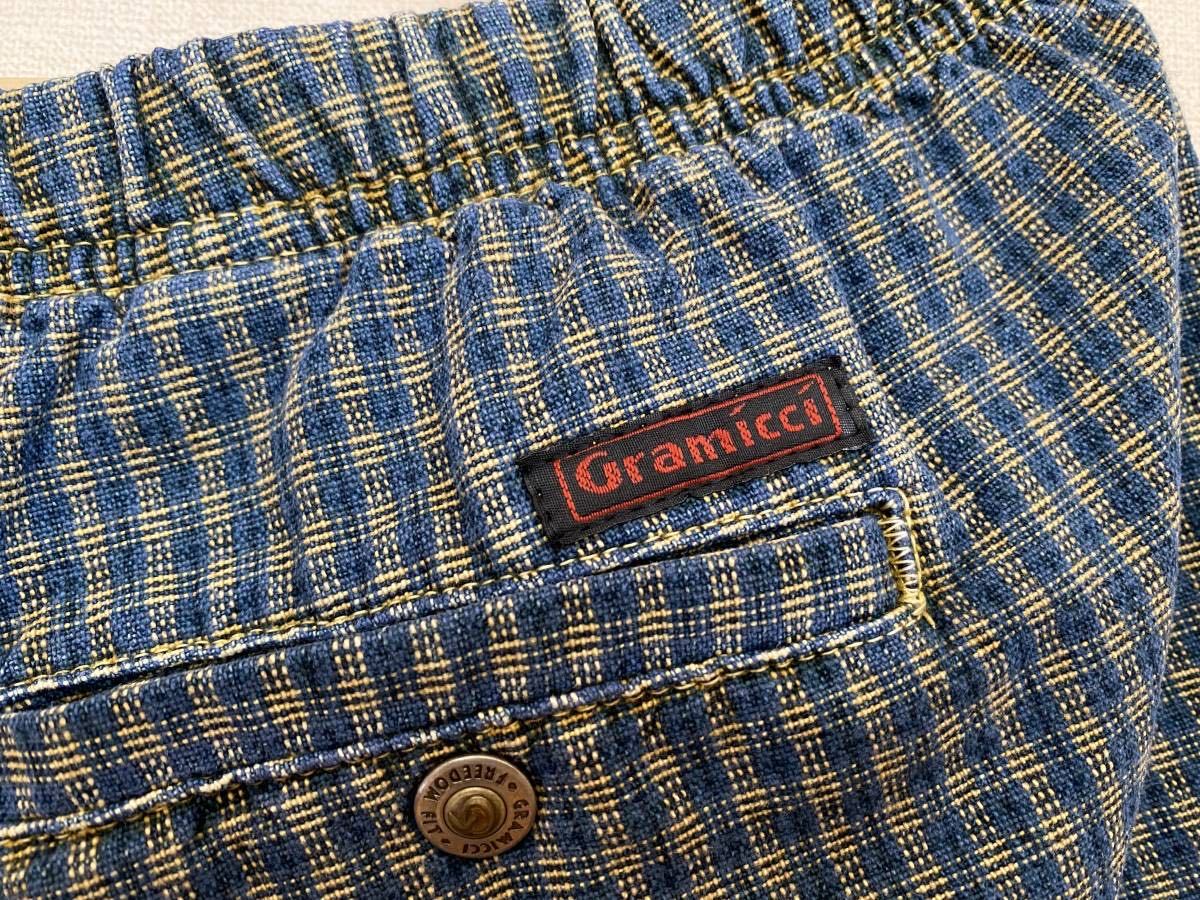 90s USA製 グラミチ レア柄 総柄 Gramicci 囲みロゴ 旧ロゴ fkip.unmul