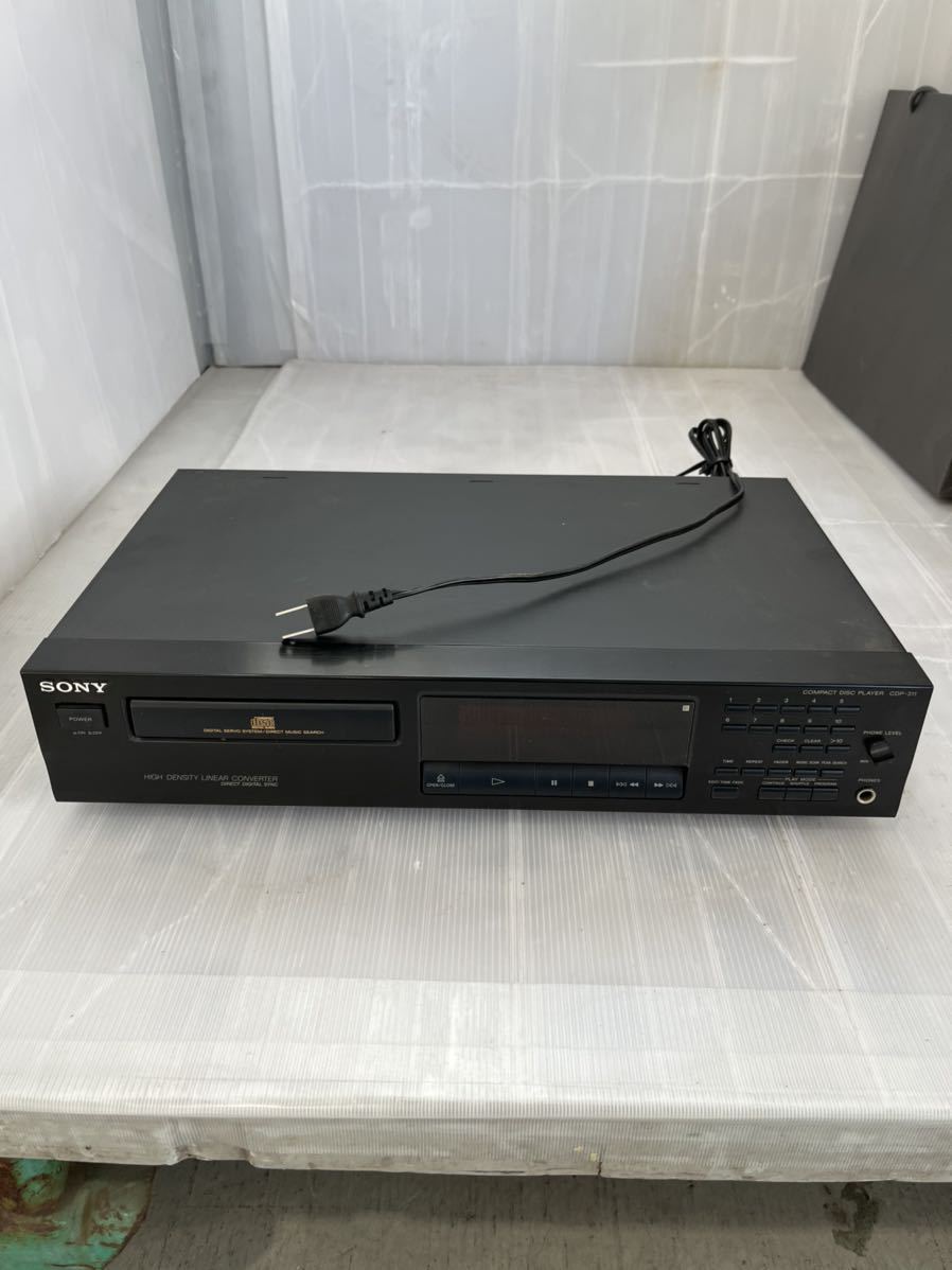 ヤフオク! - SONY/ソニー/CDプレーヤー/CDP-311【ジャンク...