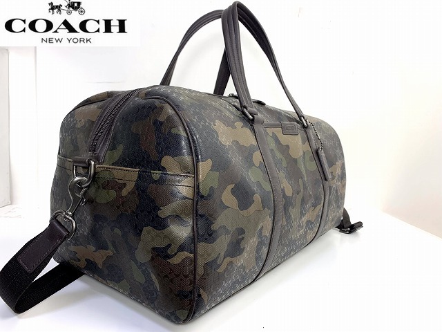 極美品☆送料無料☆入手困難 コーチ メンズ COACH カモフラ-ジュ