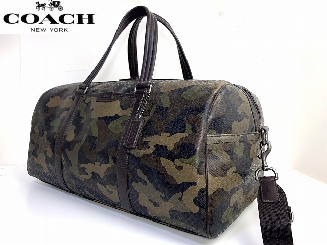 極美品☆送料無料☆入手困難 コーチ メンズ COACH カモフラ-ジュ
