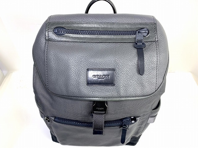 極美品 送料無料 レアモデル コーチ メンズ COACH レザー スエード