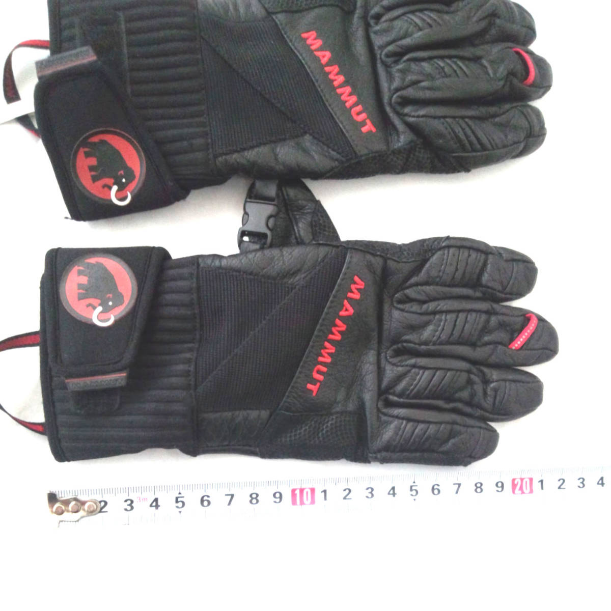 MAMMUT マムート Guide Radial Glove ガイド ラジアル レザー グローブ 手袋 牛革切替_画像4