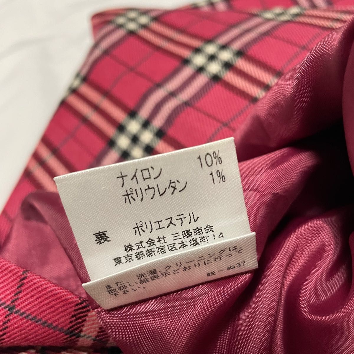 【美品】Burberry ワンピース　110センチ　ノバチェック　ウール チェックワンピース バーバリー