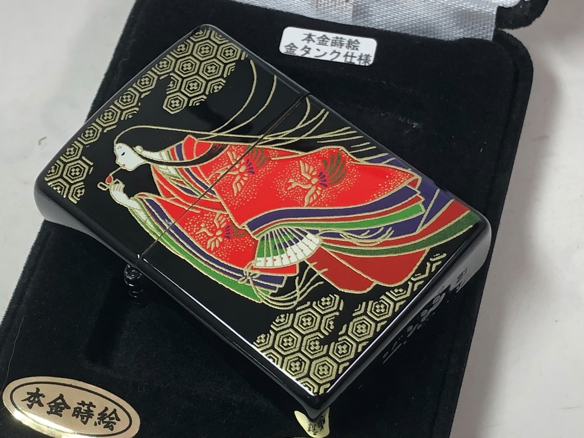 超特価激安 Zippo 本金蒔絵【平安 2LA-Windy ウィンディ】十二単/黒本漆 その他