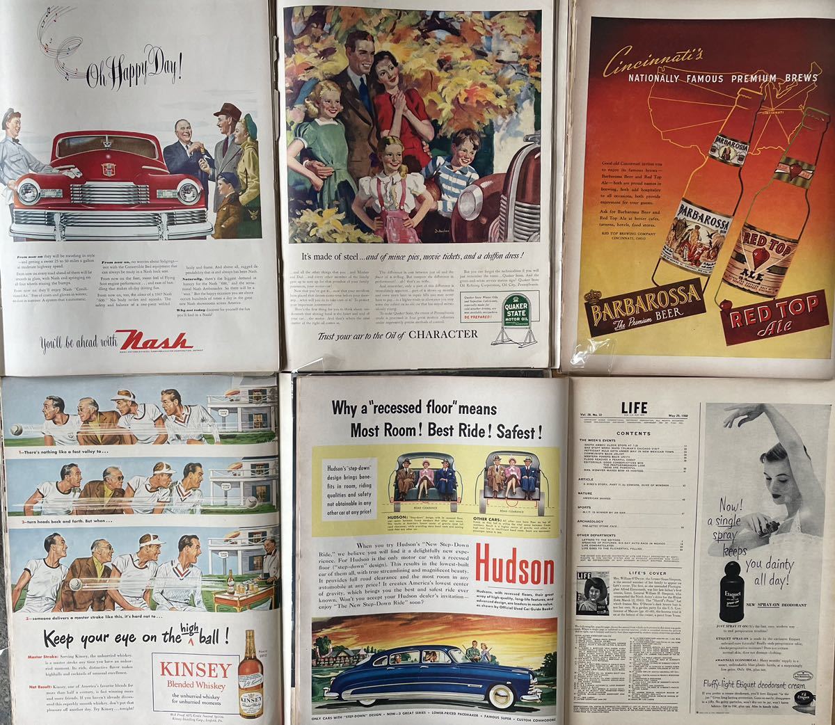 ◆まとめて6冊セット（1940.50年代）ルーズベルト大統領（子供時代）、他・ビンテージ雑誌広告＜LIFE・ライフ誌＞■広告/ポスターの画像9