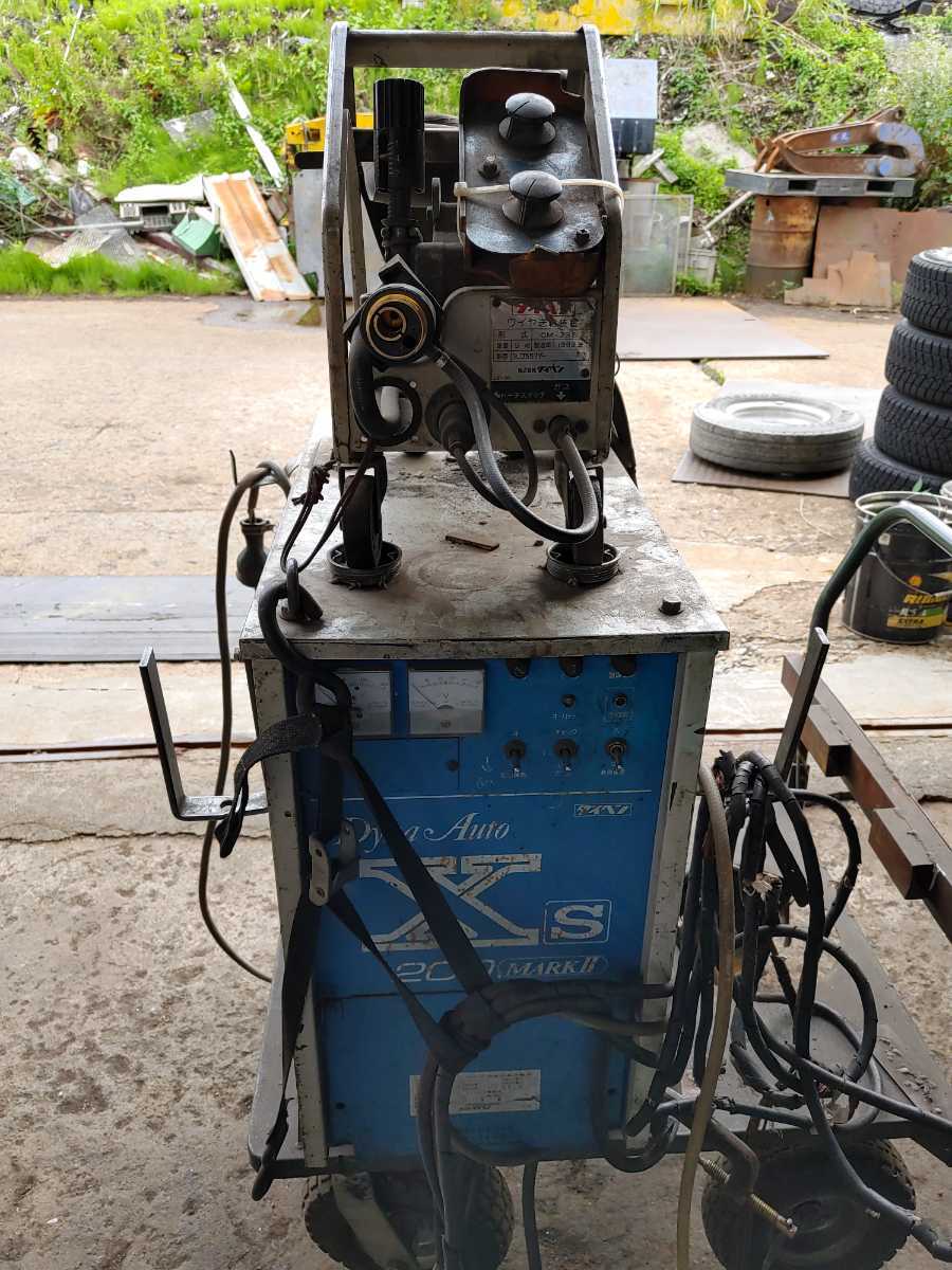 * used large hen semi-automatic welding machine cpxs-200(s-2) Dyna auto Xs200MARKⅡ CO2*MAG welding for direct current power supply 3.200V*