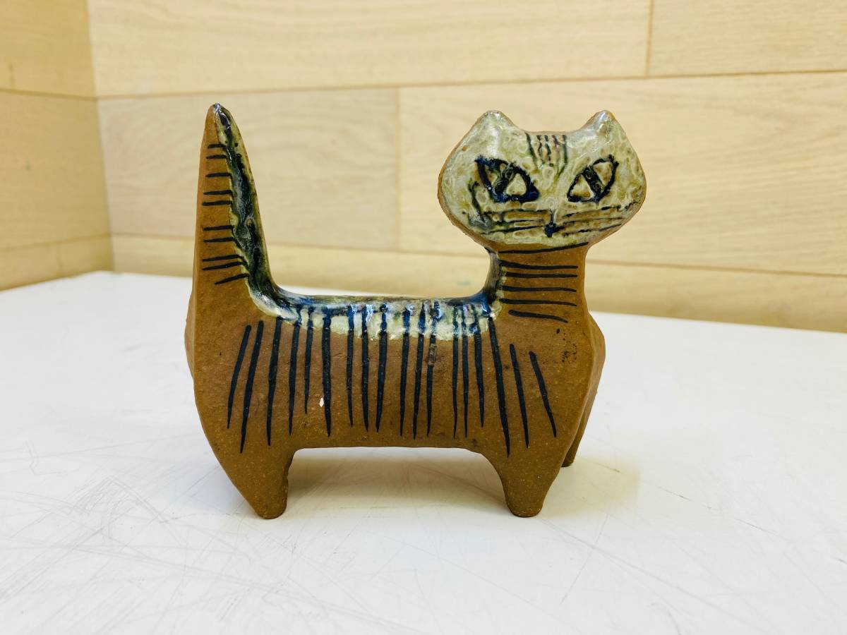 ゴッホ 星月夜 Lisa Larson リサラーソン 小さな動物園 Lilla Zoo 猫