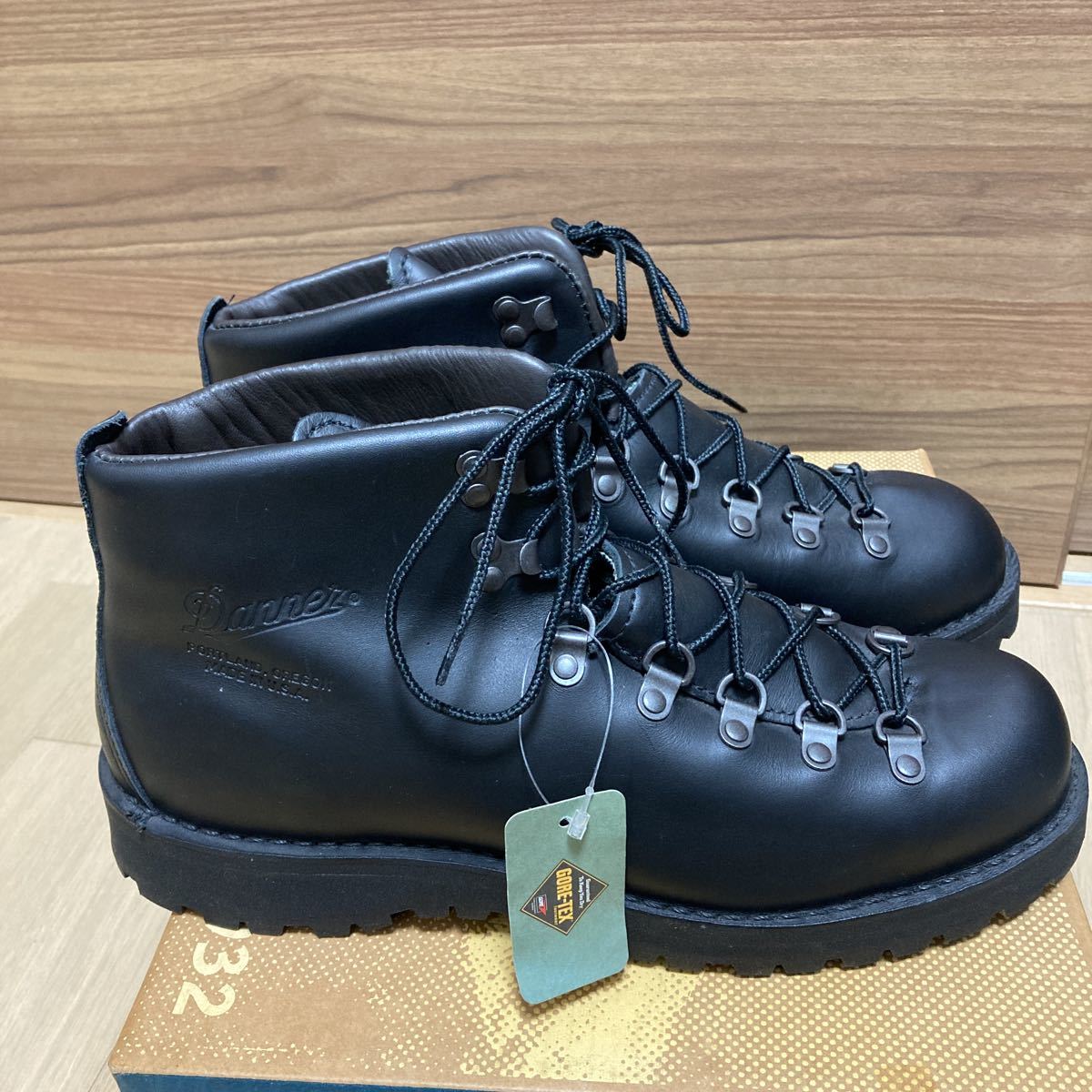 【未使用】DANNER 30525X DJ BLACK MOUNTAIN LT GORE-TEX ダナー マウンテンライト ブラック ゴアテックス ブーツ US10 28cm_画像2