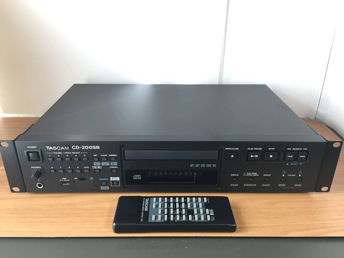 TASCAM CDプレーヤー CD-200SB - 通販 - nutriplanet.org
