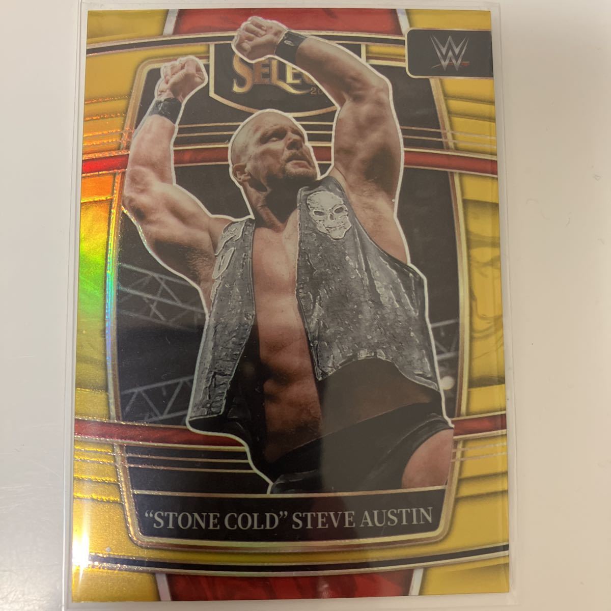 値引き 2022 PANINI SELECT WWE スティーブオースチン サインカード