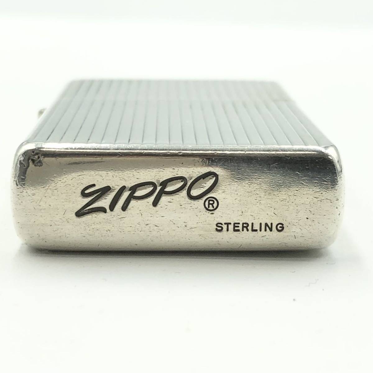 Zippo ジッポー スターリング イタリック ストライプ-