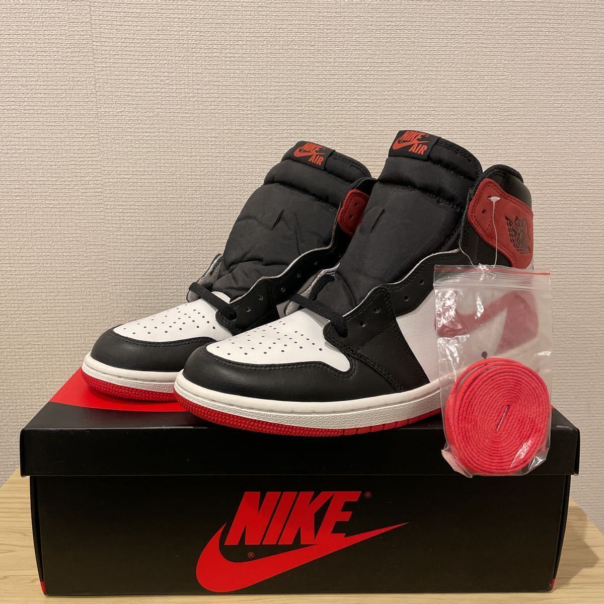 新品未使用28.5cm US10.5NIKE AIR JORDAN 1 RETRO HIGH OG TRACK RED ナイキ エアジョーダン1 OG 6リングス トラックレッド555088-112 AJ1