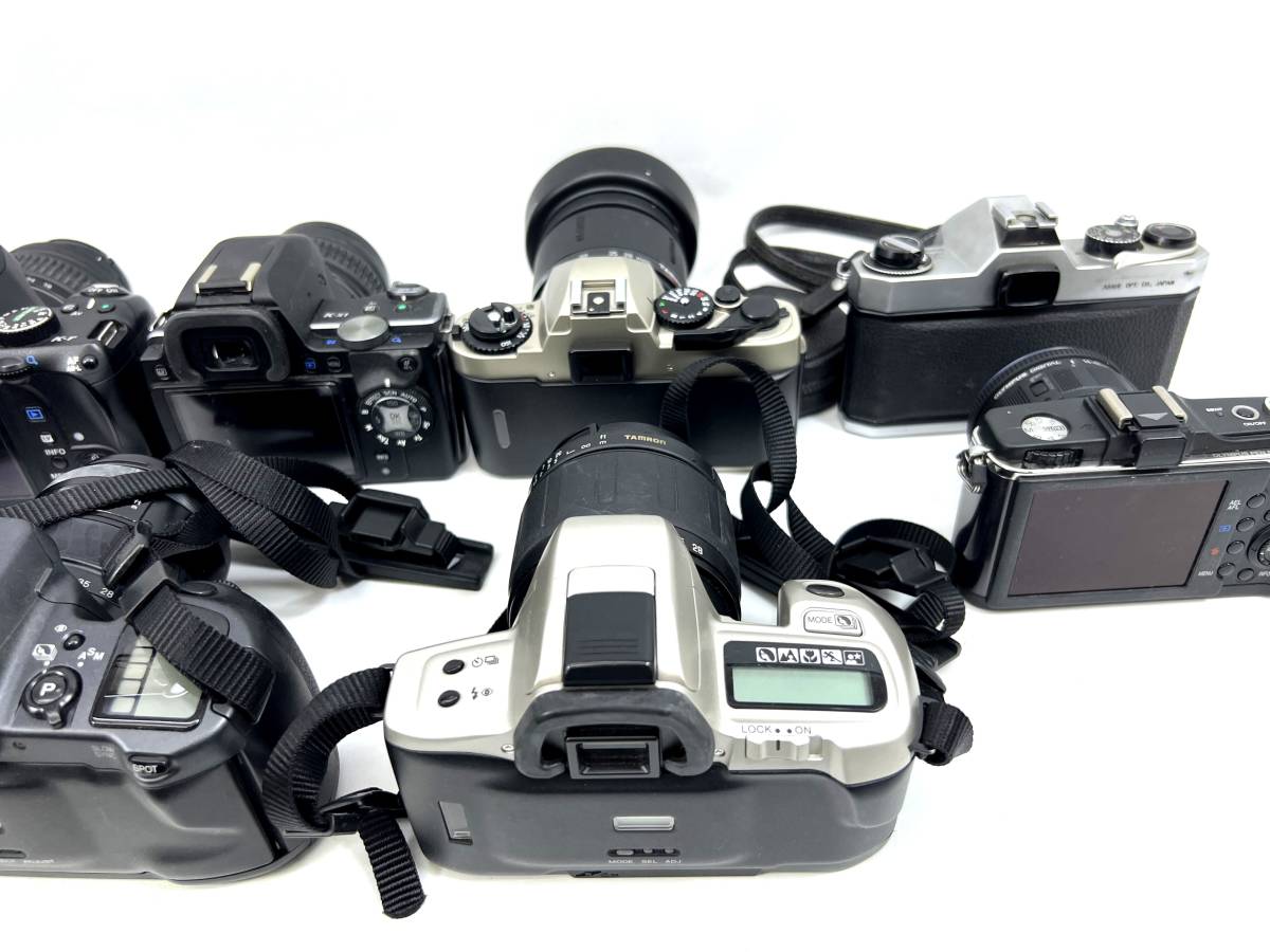 ◇【ジャンク品/120サイズ】一眼レフカメラ フィルムカメラ 望遠レンズ メーカー色々 まとめセットの画像9