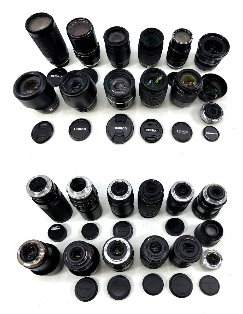 ◇【ジャンク品/120サイズ】一眼レフカメラ フィルムカメラ 望遠レンズ メーカー色々 まとめセットの画像10