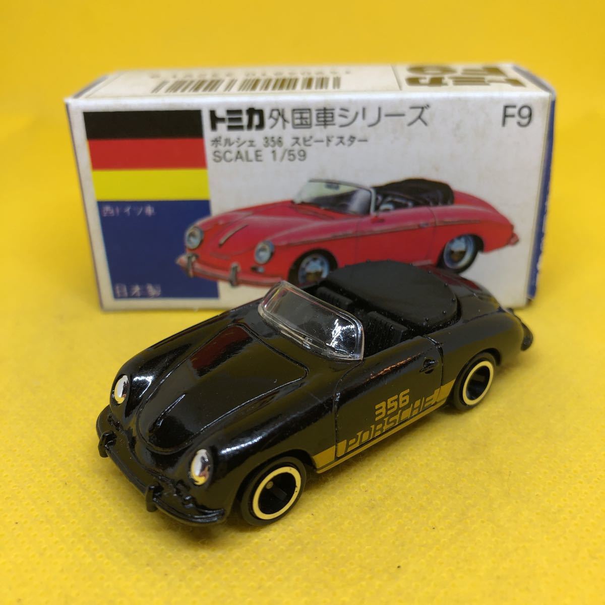 ヤフオク! - トミカ 日本製 青箱 F9 ポルシェ 356 スピードスタ...