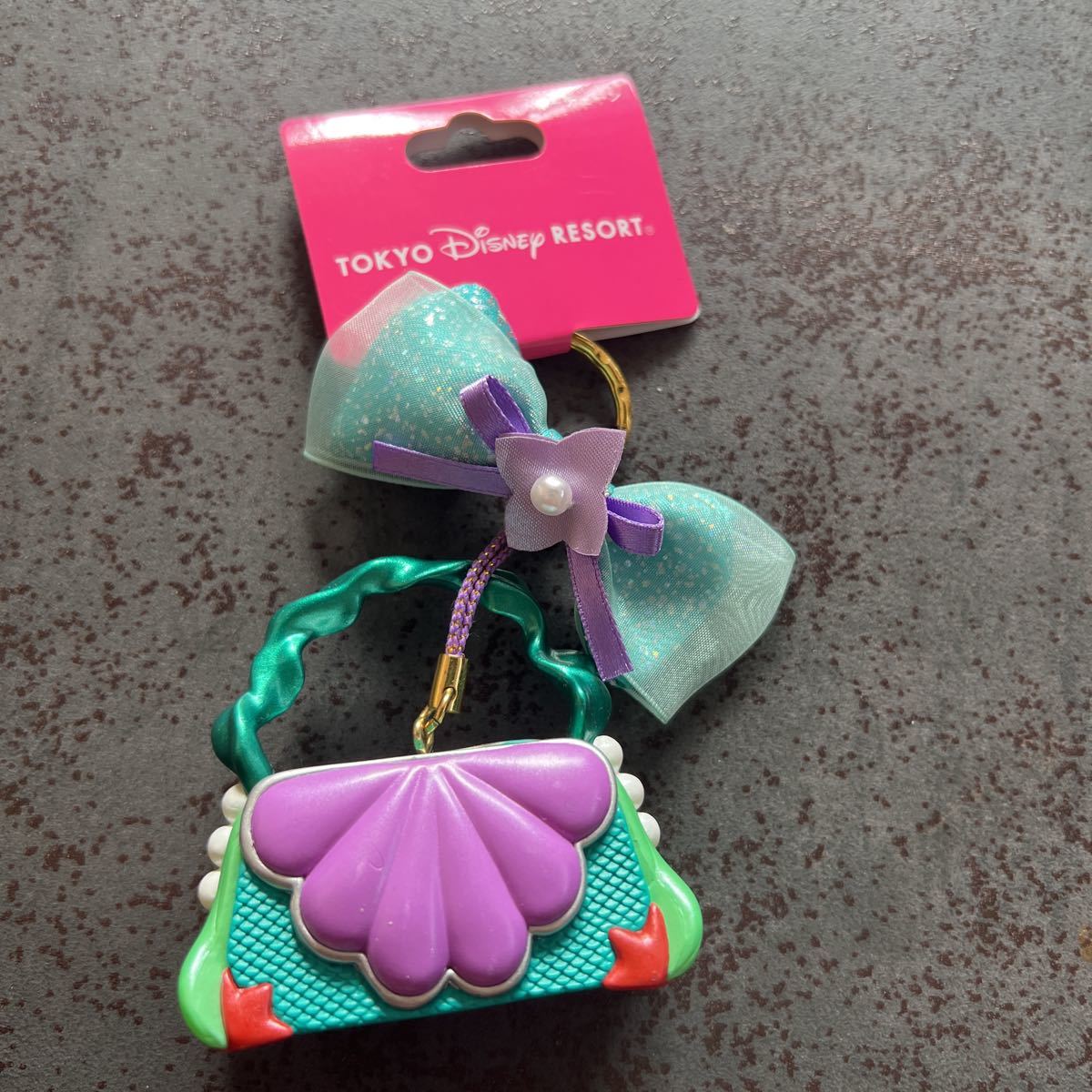  unused goods Disney resort Disney Princess Ariel bag type key chain key holder 