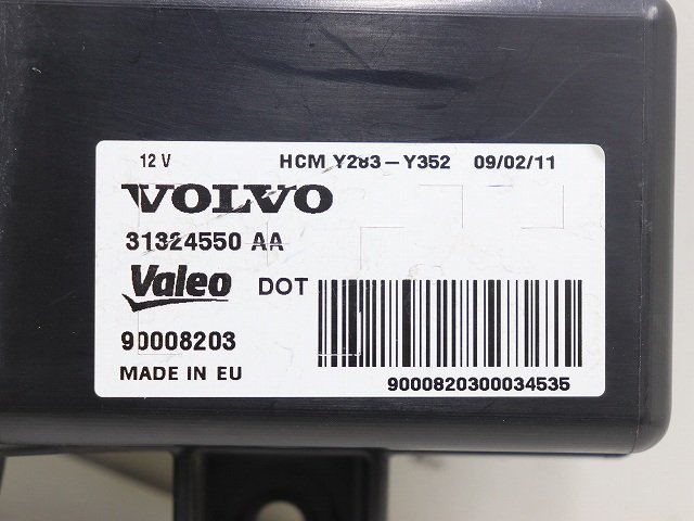  Volvo V60 FB 2011 year FB4164T HCM head light control unit computer 31324550 ( stock No:512216) (7377) #*