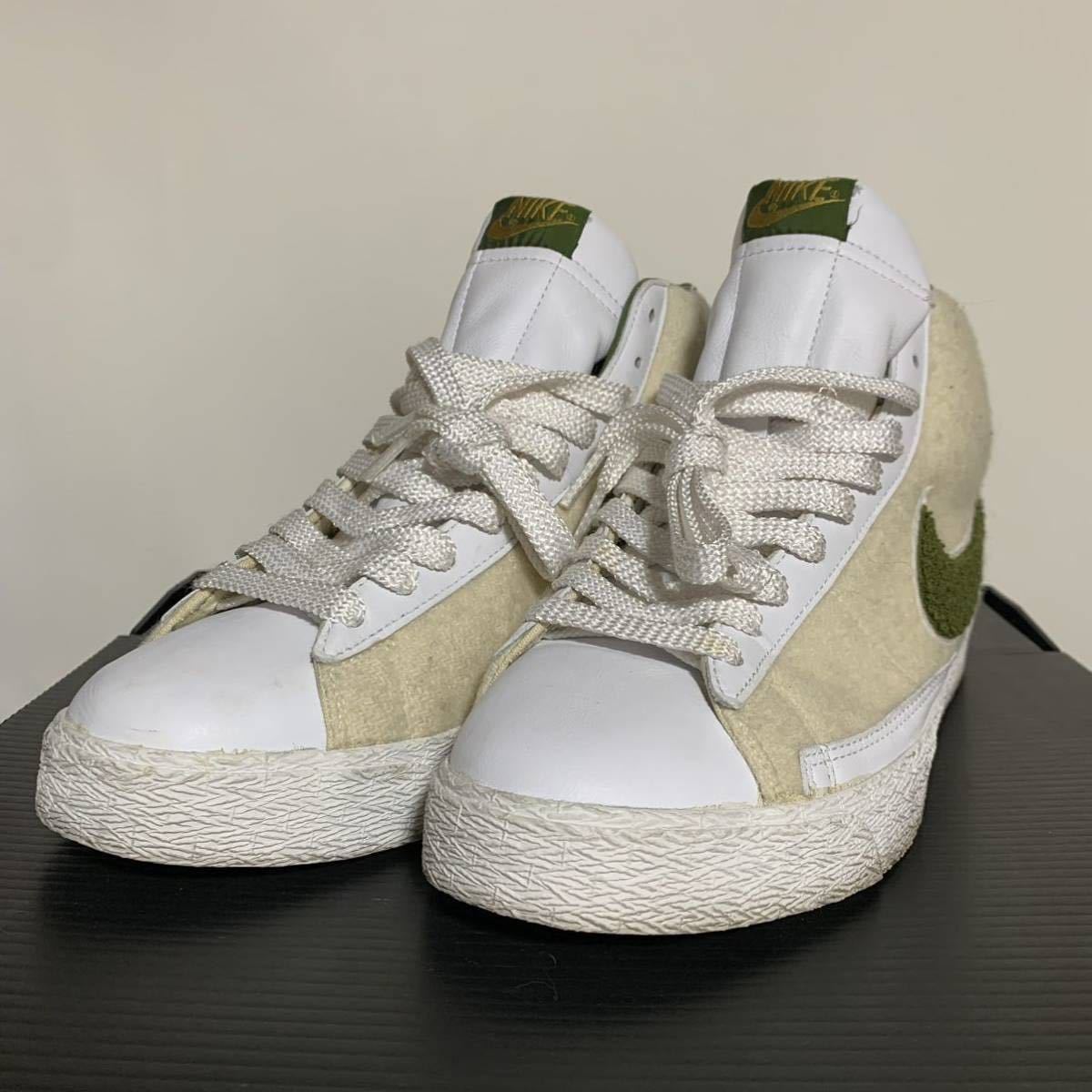 新品未使用 2005年製 STUSSY × NIKE blazer mid 73 US11 29cm 312209