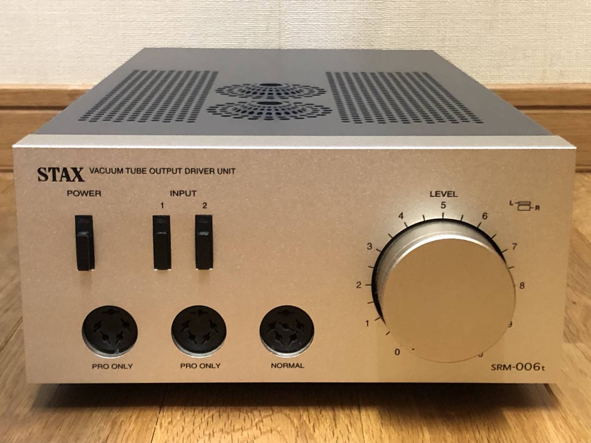 即決/送無 STAX スタックス SRM-006t 双三極管=欧州 6CG7/2球 即決/送無 STAX スタックス SRM-006t 双三極管=欧州 6CG7/2球