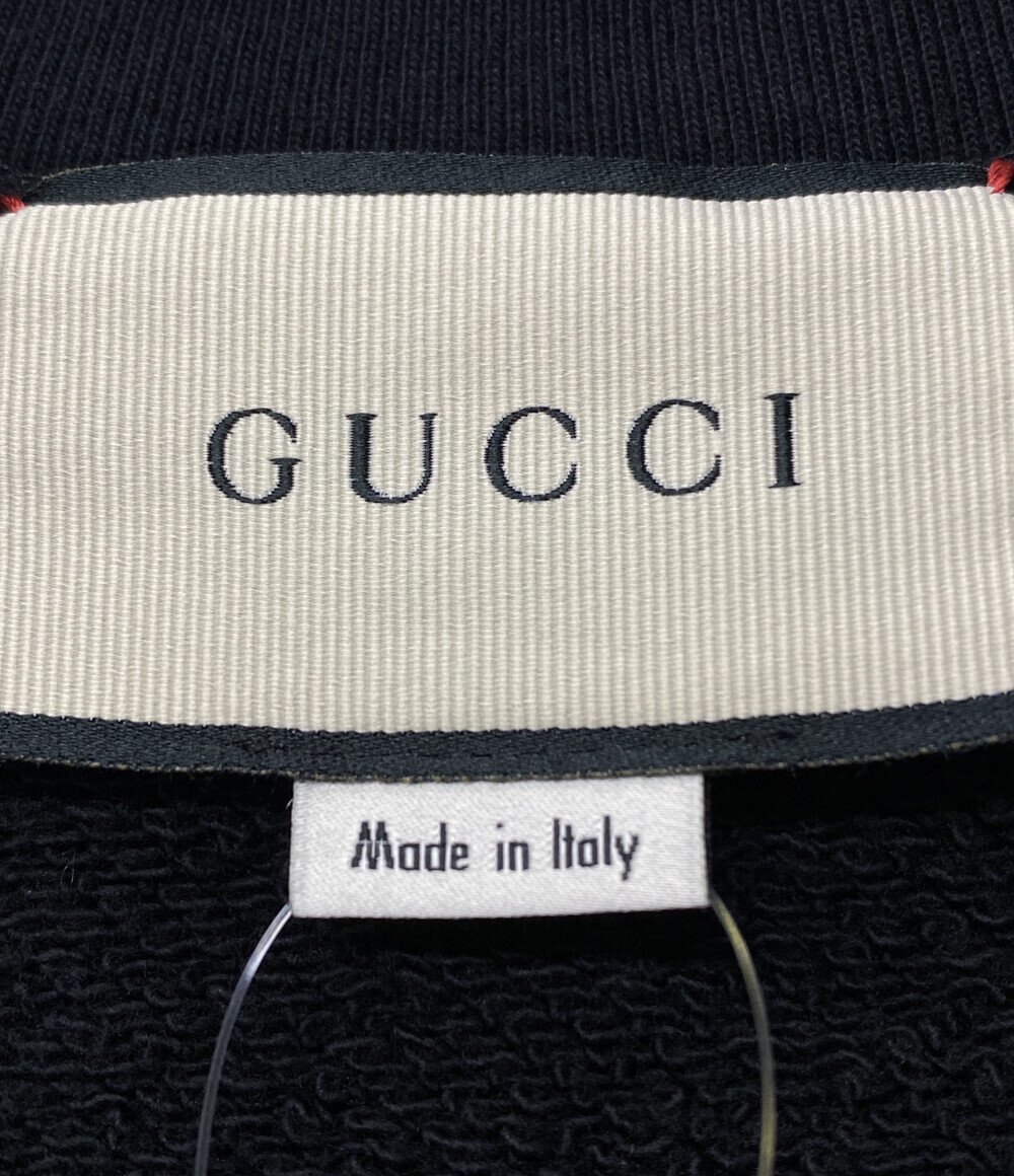 グッチ スウェット 長袖トレーナー ネコ刺繍 レディース S S GUCCI