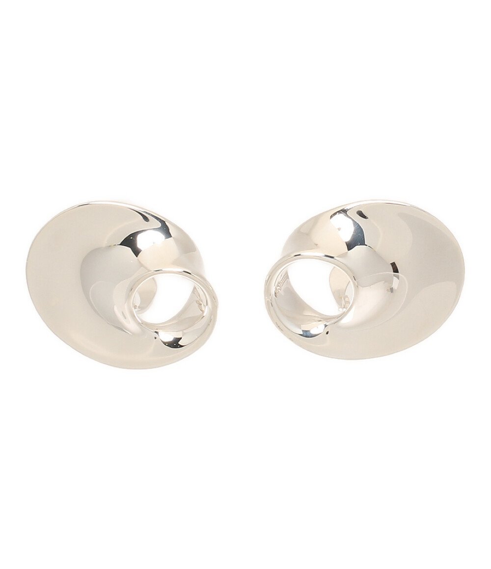 希少】GEORGJENSEN ジョージジェンセン 大ぶり イヤリング シルバー