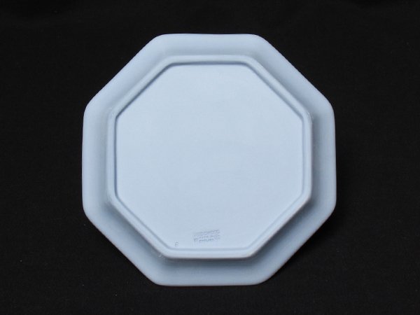 美品 ウェッジウッド プレート 皿 オクタゴナルトレイ 飾り皿 ジャスパー   WEDGWOOD [0303]の画像3