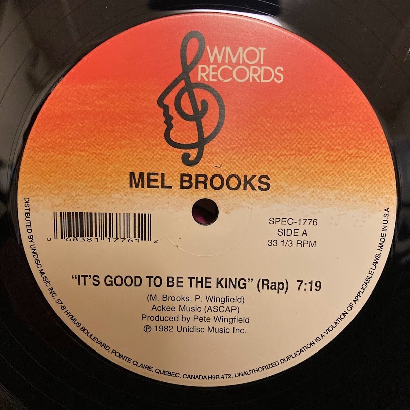 MEL BROOKS / IT'S GOOD TO BE THE KING RAP_画像3