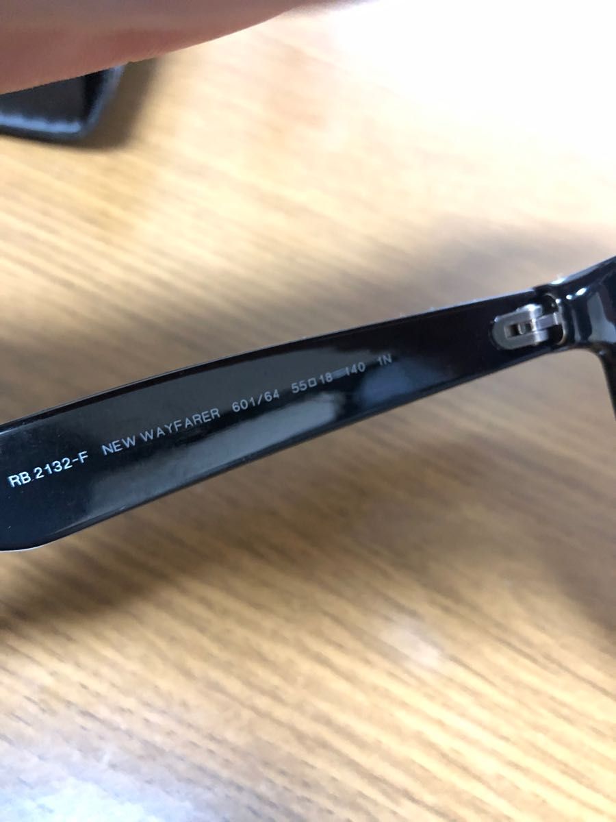 レイバン NEW WAYFARER 601/64 55ロ18 140 ウェイファーラー 伊達メガネ