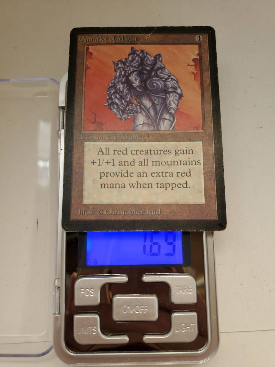 ○MTG○ β ベータ Gauntlet of Might(英語 折れ インクド) ○MTG○ β ベータ Gauntlet of Might(英語 折れ インクド)