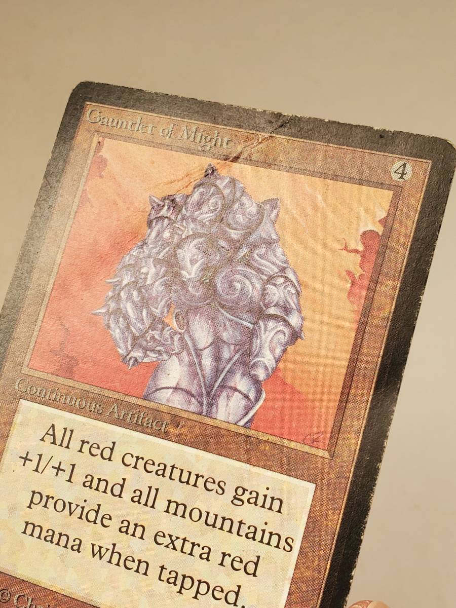 ○MTG○ β ベータ Gauntlet of Might(英語 折れ インクド) ○MTG○ β ベータ Gauntlet of Might(英語 折れ インクド)