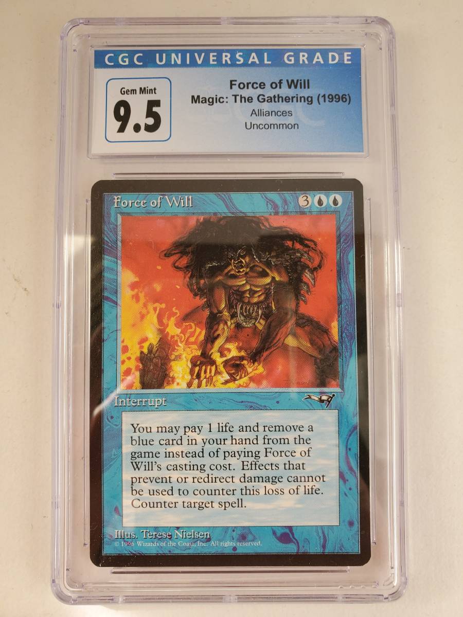 ●MTG● AL Force of Will(英語 CGC 9.5 GEM MINT)