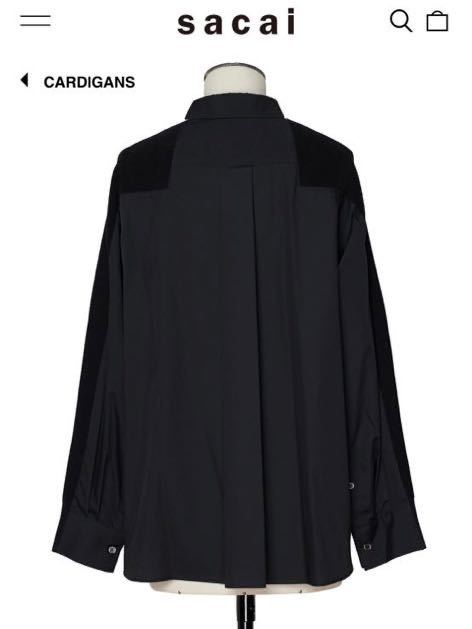 新品 未使用』 sacai サカイ 定番タグ “SCW 013” カーディガン 新品 未使用』 sacai サカイ 定番タグ “SCW 013” カーディガン