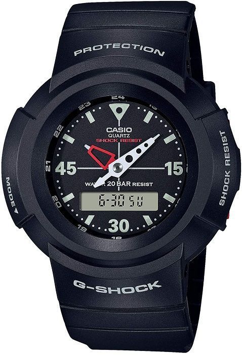 CASIO カシオ 腕時計 G-SHOCK ジーショック AW-500E-1EJF　 ラウンド アナログ　デジタル　ブラック_画像1