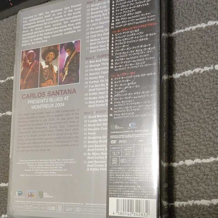 DVD 新品未開封 CARLOS SANTANA PRESENTS BLUES AT MONTREUX 2004 / カルロス・サンタナ・プレゼンツ: ブルース・アット・モントルー 2004_画像3