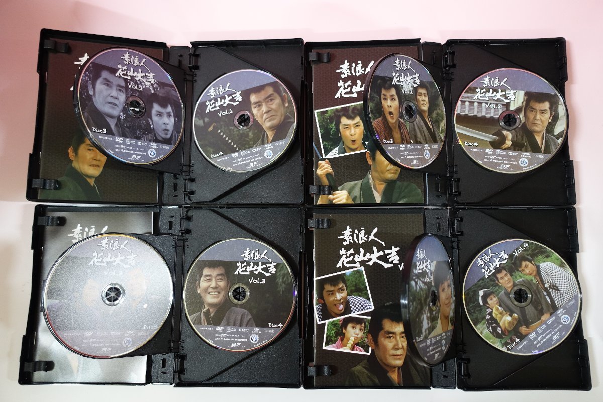 a0098 DVD 全104話 素浪人花山大吉 コレクターズDVD VOL.1 VOL.2 VOL.3