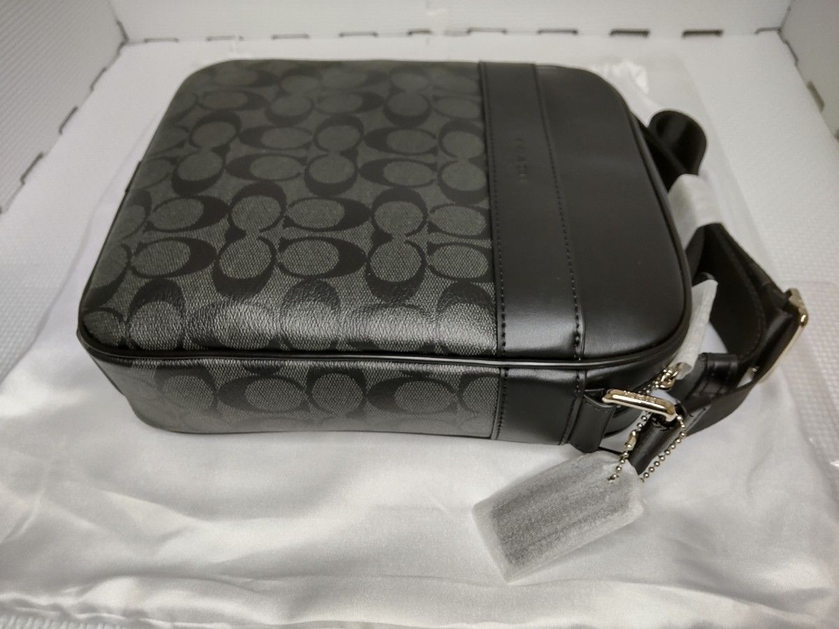 COACH コーチ ショルダーバッグ ブラック メンズ F54788|PayPayフリマ