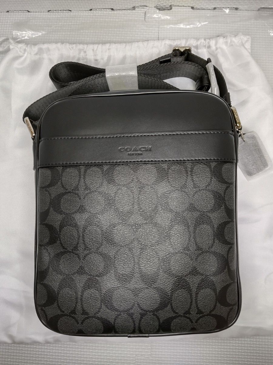 COACH コーチ ショルダーバッグ ブラック メンズ F54788|PayPayフリマ