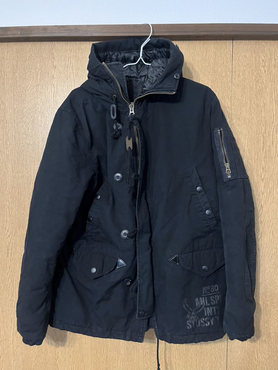 90s old stussy モッズコート N-3B ナイロン 木村拓哉-