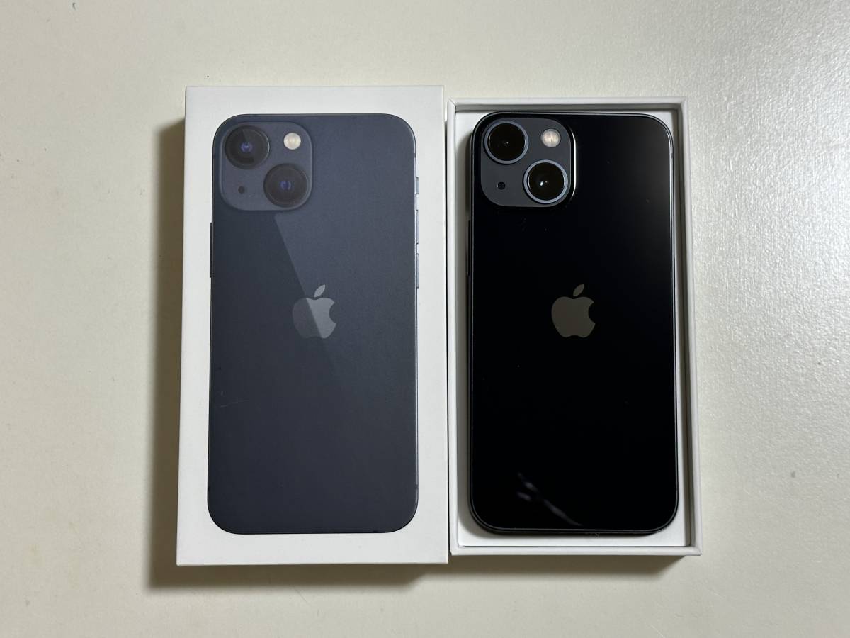 iPhone 13 mini 256GB ミッドナイト SIMフリー 新品同様 保証残りあり